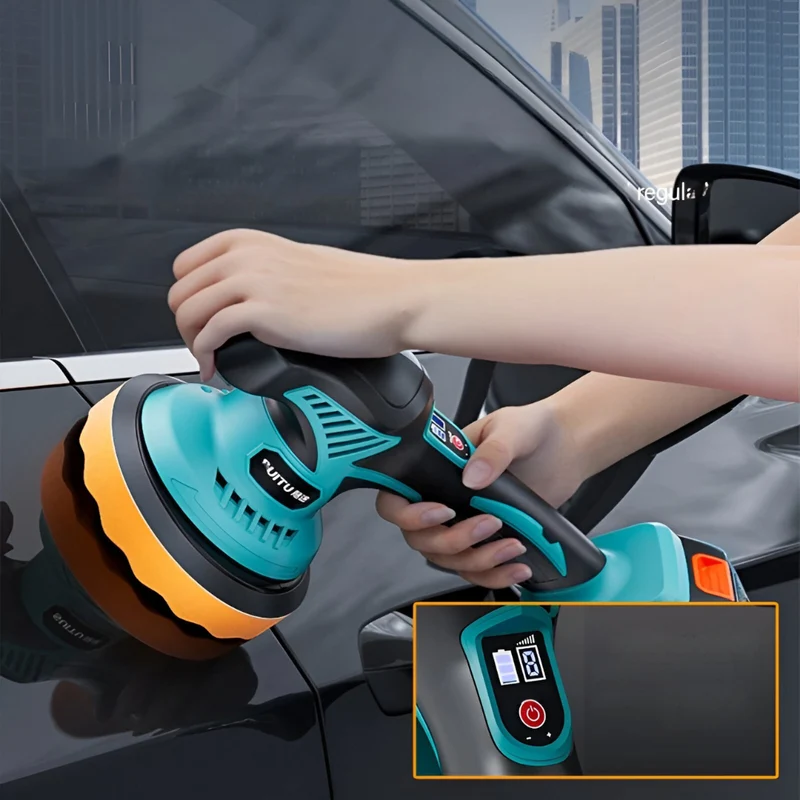Akku-Polierer 8 Gänge wiederaufladbar™ | Kabellose Power-Poliermaschine für Perfektion