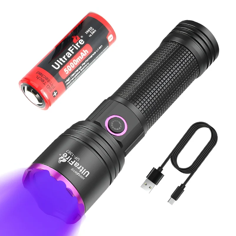 Taschenlampe 365 nm Ultraviolett™ | Magisches UV-Licht, unsichtbares wird sichtbar