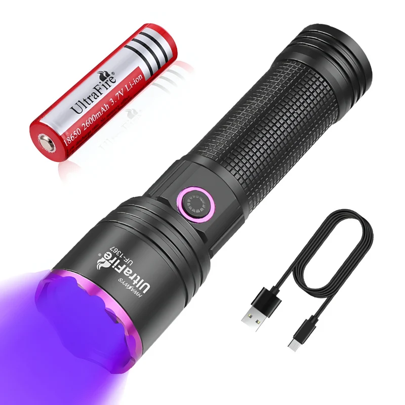 Taschenlampe 365 nm Ultraviolett™ | Magisches UV-Licht, unsichtbares wird sichtbar