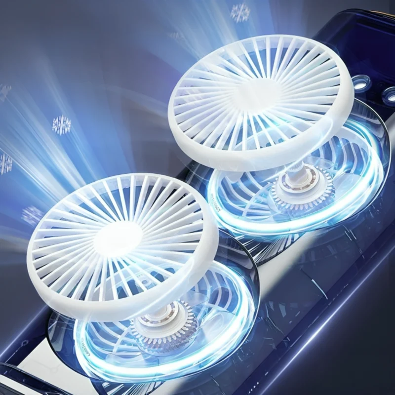 Tragbarer Sprühventilator mit 3 Düsen™ | Emotionaler Luftkühler Der Begeistert