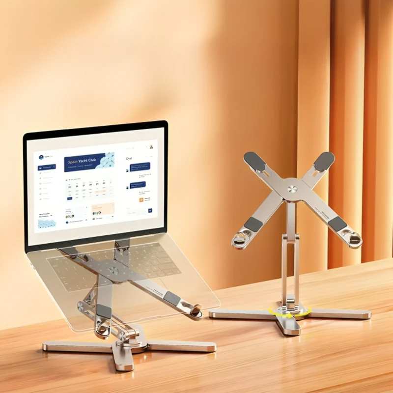 Klappbarer Laptopständer aus Legierung™ | Eleganz Für Deinen Arbeitsplatz