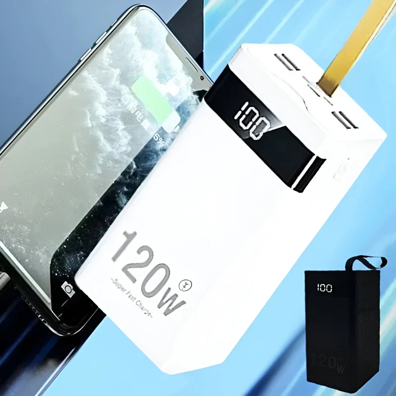 Lade-Powerbank tragbar™ | Unerschöpfliche Energie für unterwegs