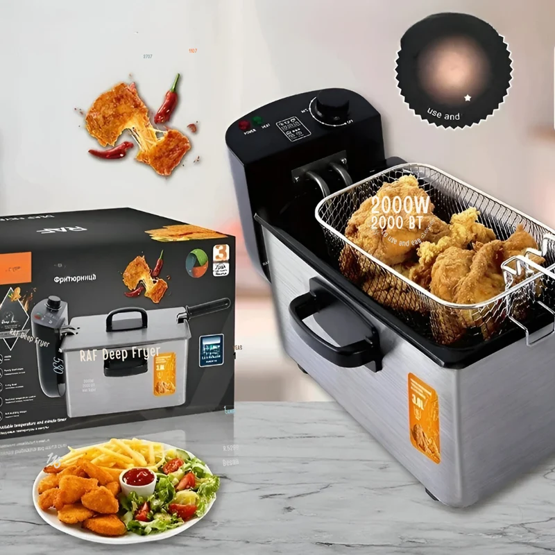 Elektrische Fritteuse Multifunktions-Heim™ | Kompakte Power – Knuspriger Genuss