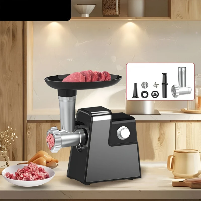 Elektrischer Fleischwolf für Lebensmittel™ | Küchenhelfer für müheloses Kochen