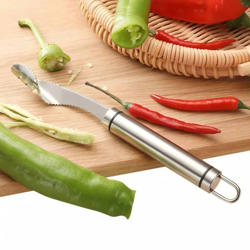 Chili-Entkerner aus Edelstahl™ | Kraftvoll präzise mühelos entkernen