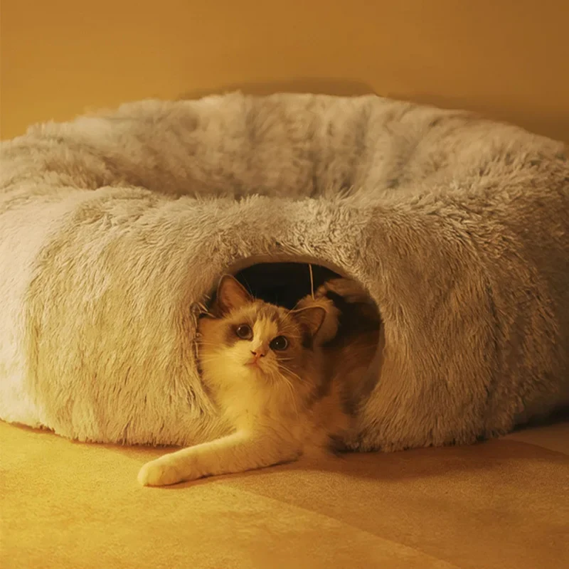 Rutschfestes Kätzchenbett™ | Kuscheliges Katzenbett für wohlige Träume
