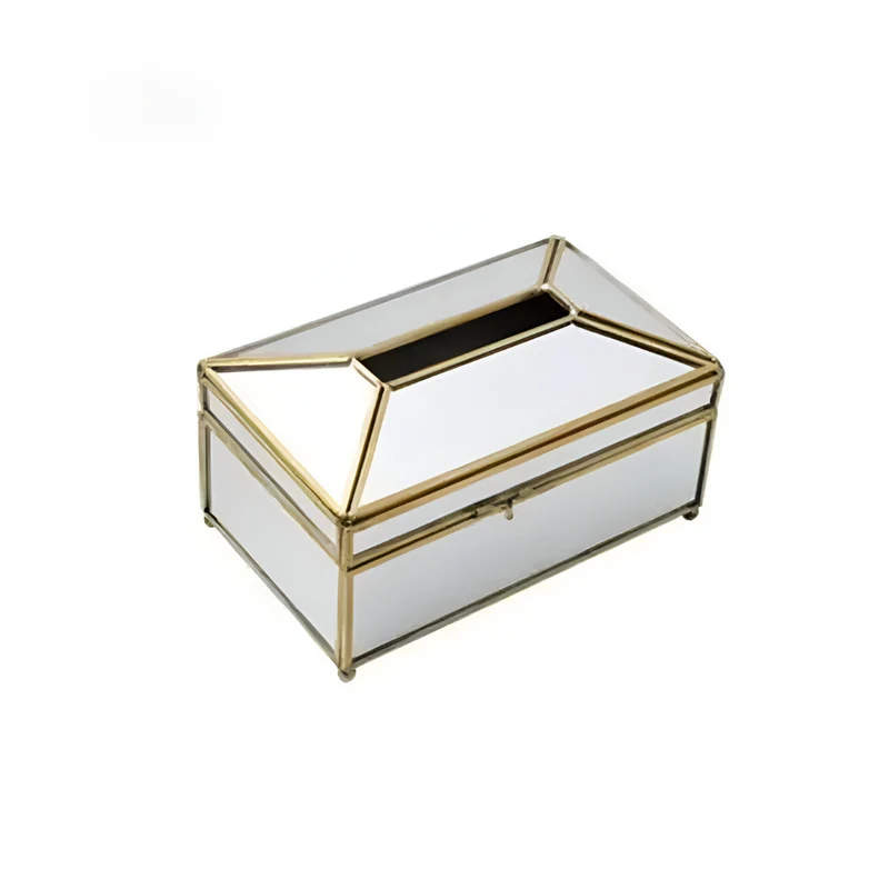 Taschentuchbox-Halter aus Glas™ | Eleganter Glas-Tissue-Box-Halter
