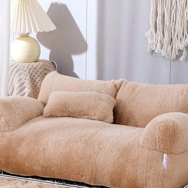 Weiches Schlafkissen für Haustiere™ | Superweiches Katzenbett für geborgene Träume.