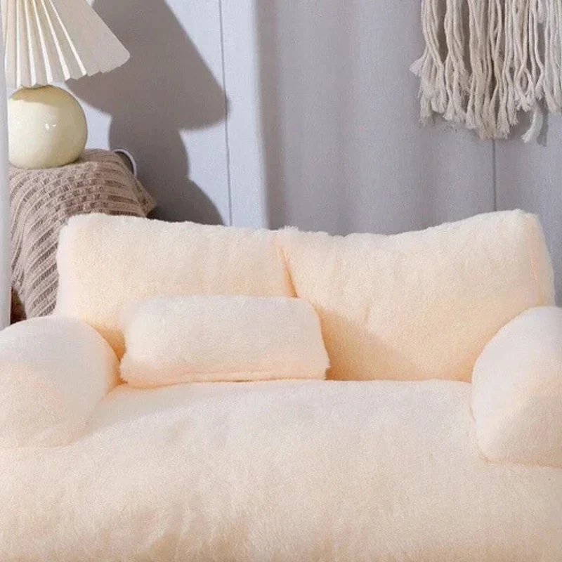 Weiches Schlafkissen für Haustiere™ | Superweiches Katzenbett für geborgene Träume.