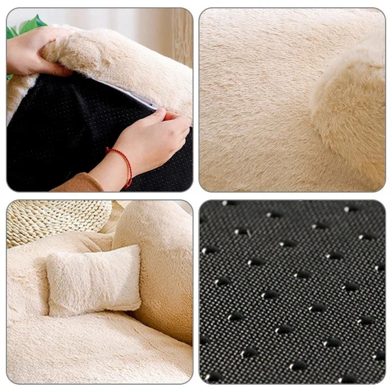 Weiches Schlafkissen für Haustiere™ | Superweiches Katzenbett für geborgene Träume.