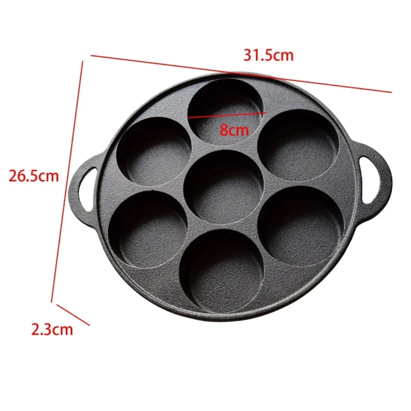 Eierpfanne 7 Löcher™ | Frühstücksgenuss ohne Mühe