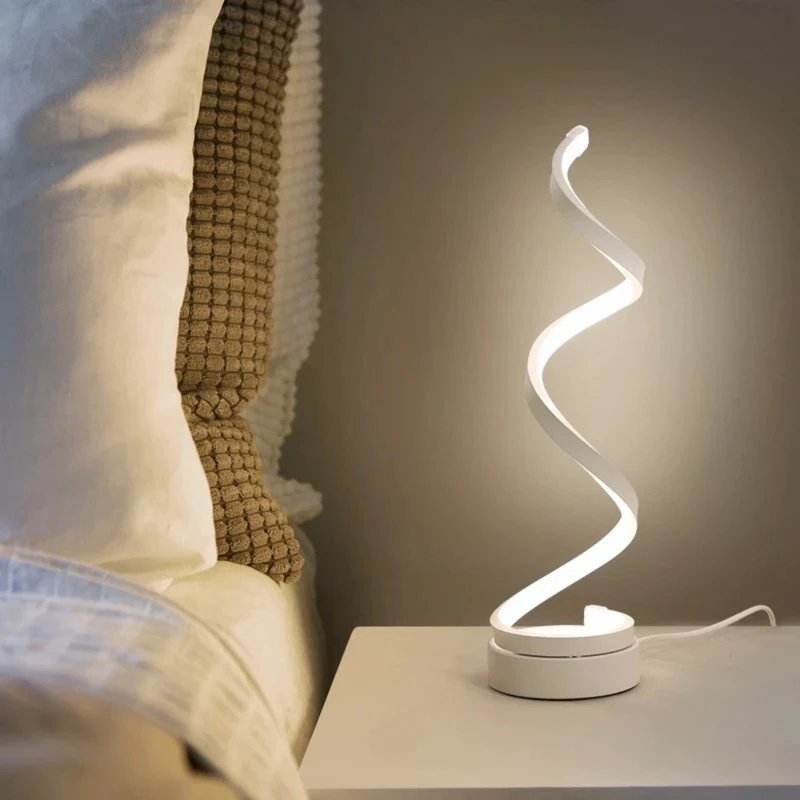Spiralförmige LED-Tischlampe™ | Stimmungsvolle, elegante LED-Tischlampe