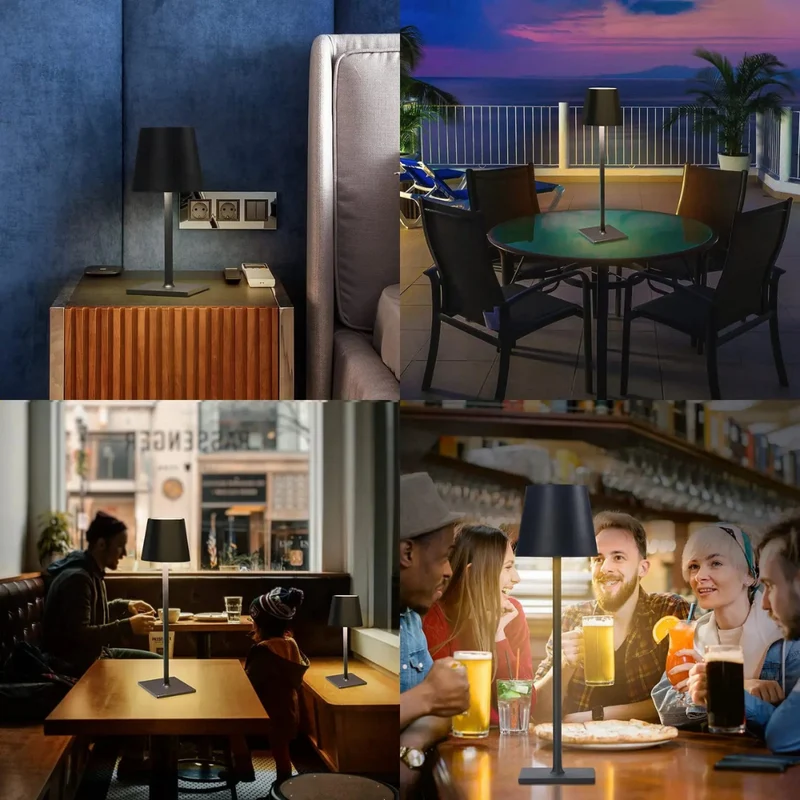 Tischlampen Schlafzimmer™ | Kabellose, elegante Tischlampe für Wohlfühlatmosphäre