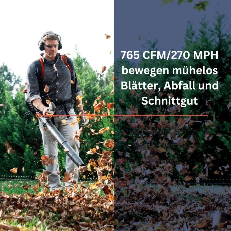 Gas-Laubbläser™ | Kraftvoller Handgehaltener Laubbläser