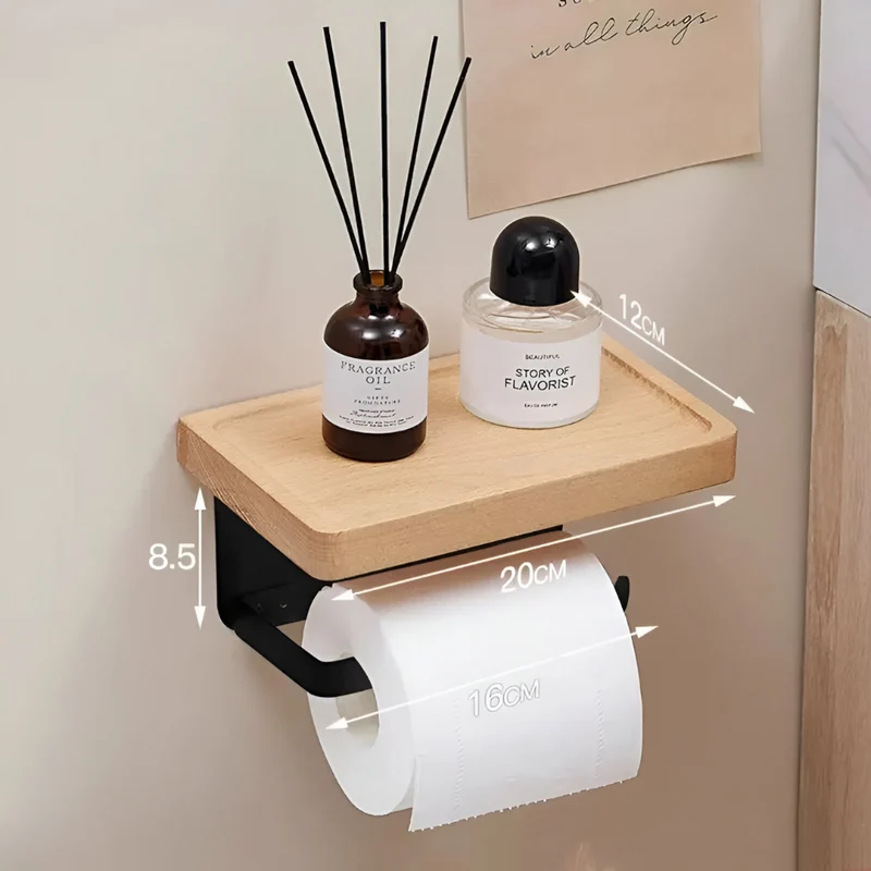 Toilettenpapierhalter für die Wand™ | Praktischer Ordnungshelfer mit Stil