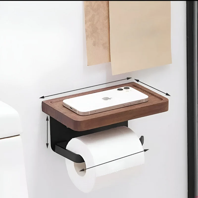 Toilettenpapierhalter für die Wand™ | Praktischer Ordnungshelfer mit Stil