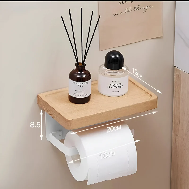 Toilettenpapierhalter für die Wand™ | Praktischer Ordnungshelfer mit Stil