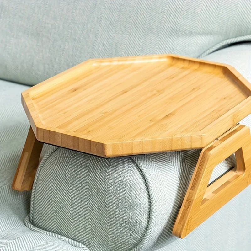 Sofa-Armtablett™ | Praktisches, elegantes Bambus-Arm-Tablett