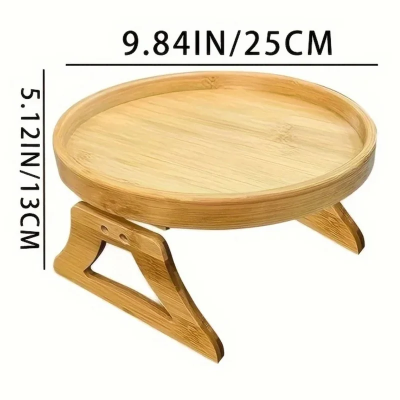 Sofa-Armtablett™ | Praktisches, elegantes Bambus-Arm-Tablett