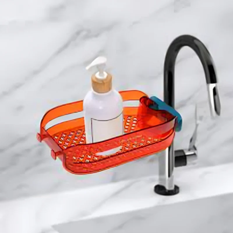 Seifen-Organizer für die Küchenspüle™ | Eleganter Schwammhalter für Ordnung