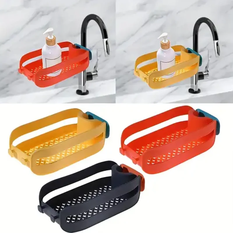 Seifen-Organizer für die Küchenspüle™ | Eleganter Schwammhalter für Ordnung