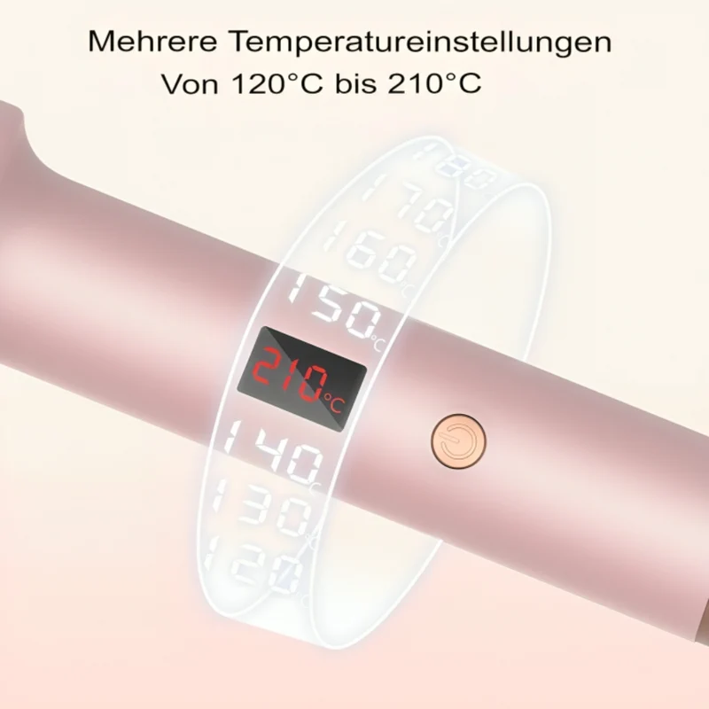 Keramische Thermo-Lockenstabbürste™ | Warmes Styling-Wunder für Volumen