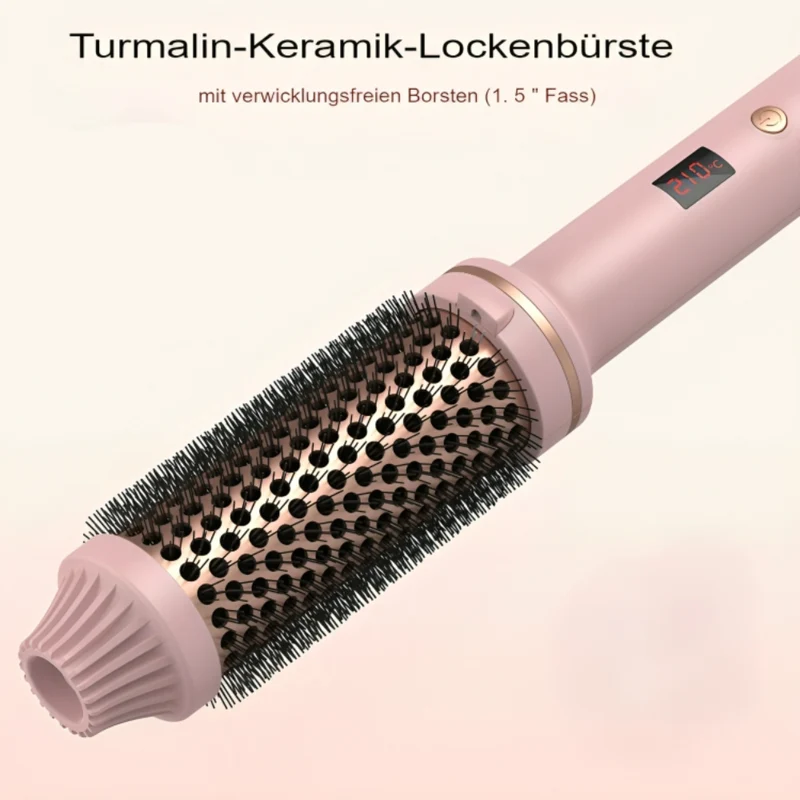 Keramische Thermo-Lockenstabbürste™ | Warmes Styling-Wunder für Volumen