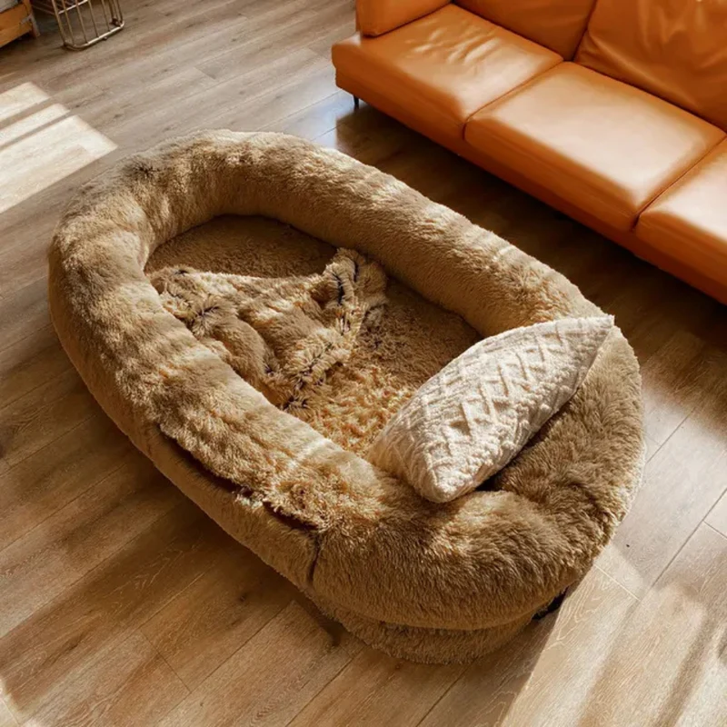 Menschliches Hundebett™ | Perfekte Kuschel-Oase für Mensch & Tier