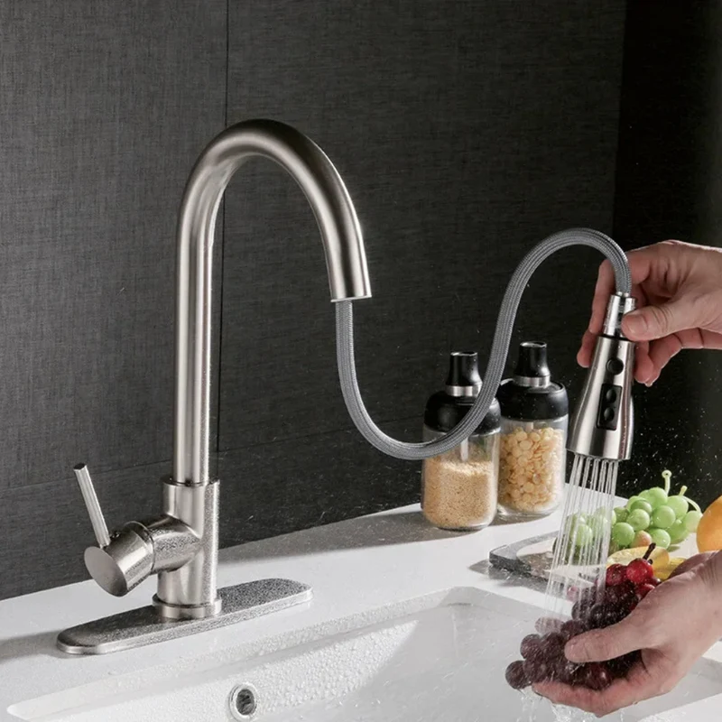 Ausziehbarer Wasserhahn™ | stilvoller Küchenwasserhahn