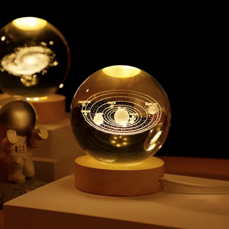 Einzigartige 3D-Kristallkugellampe™ | Magische Kristallkugel-Nachtlampe
