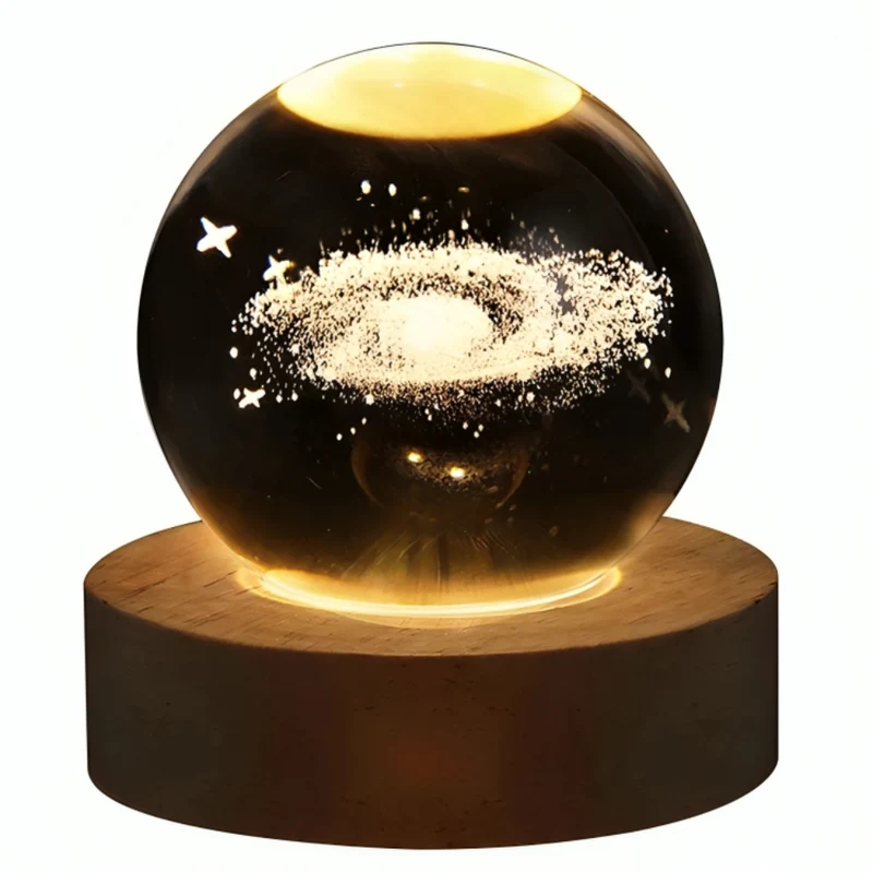 Einzigartige 3D-Kristallkugellampe™ | Magische Kristallkugel-Nachtlampe