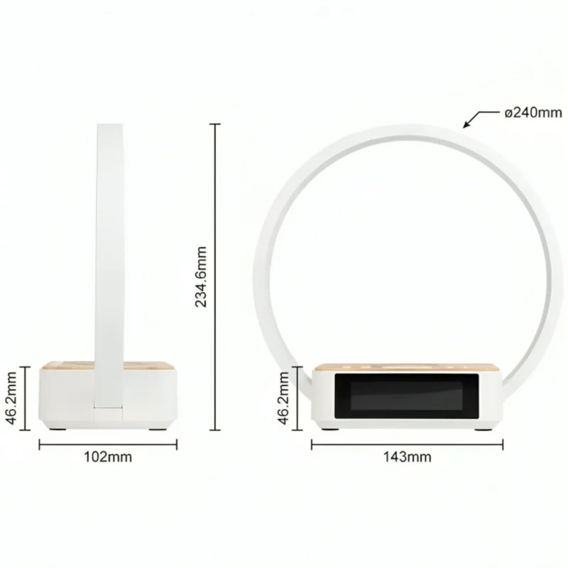 3-in-1-Nachttischlampe™ | Stilvolle Tischlampe