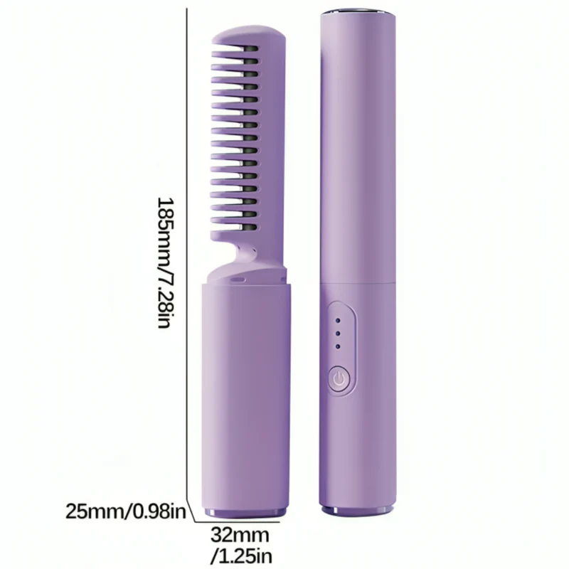 Kabelloser Haar-Heißkamm™ | Perfekte Haarpracht im Handumdrehen
