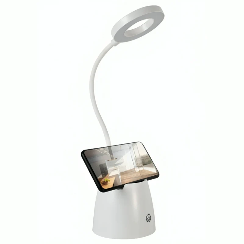 LED-Leselampen-Stifthalter™ | Elegante Tischlampe mit Multifunktion