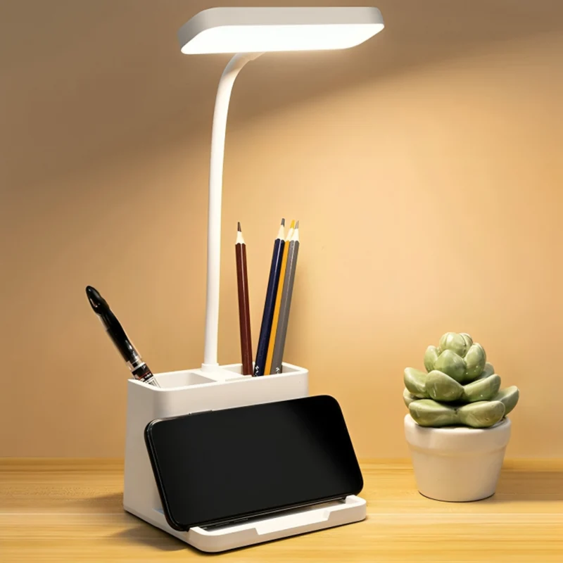 LED-Leselampen-Stifthalter™ | Elegante Tischlampe mit Multifunktion