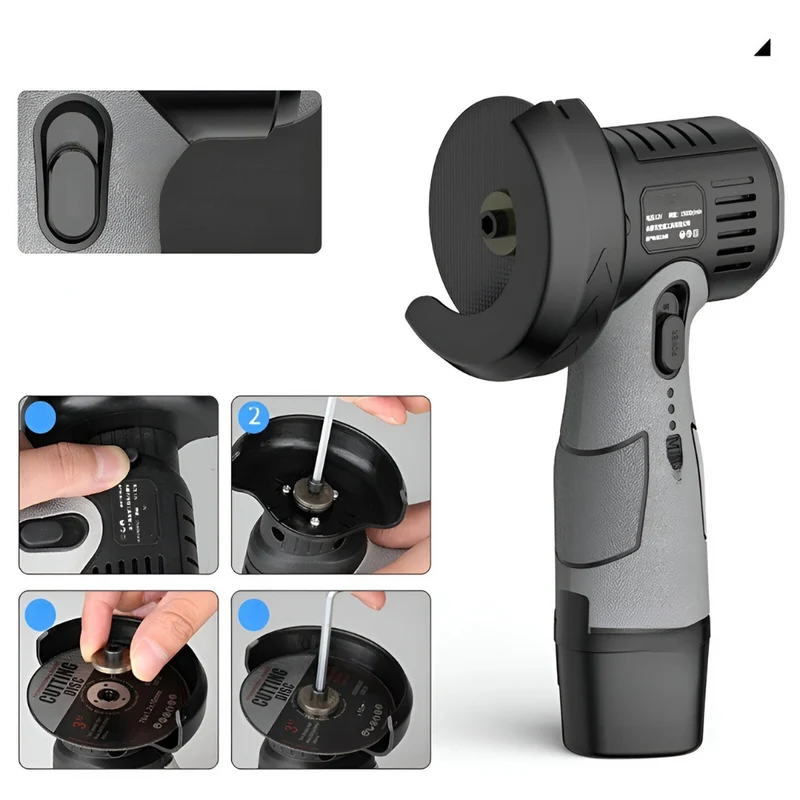 Winkelschleifer, Miniatur-Lithium™ | Kraftvolle, kompakte Poliermaschine voller Freiheit