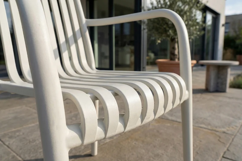 KAWOLA Gartenmöbel Set MIAVA 7-tlg. cremefarben