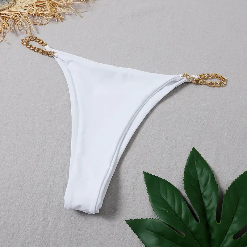 Split Chain Strap Bikini