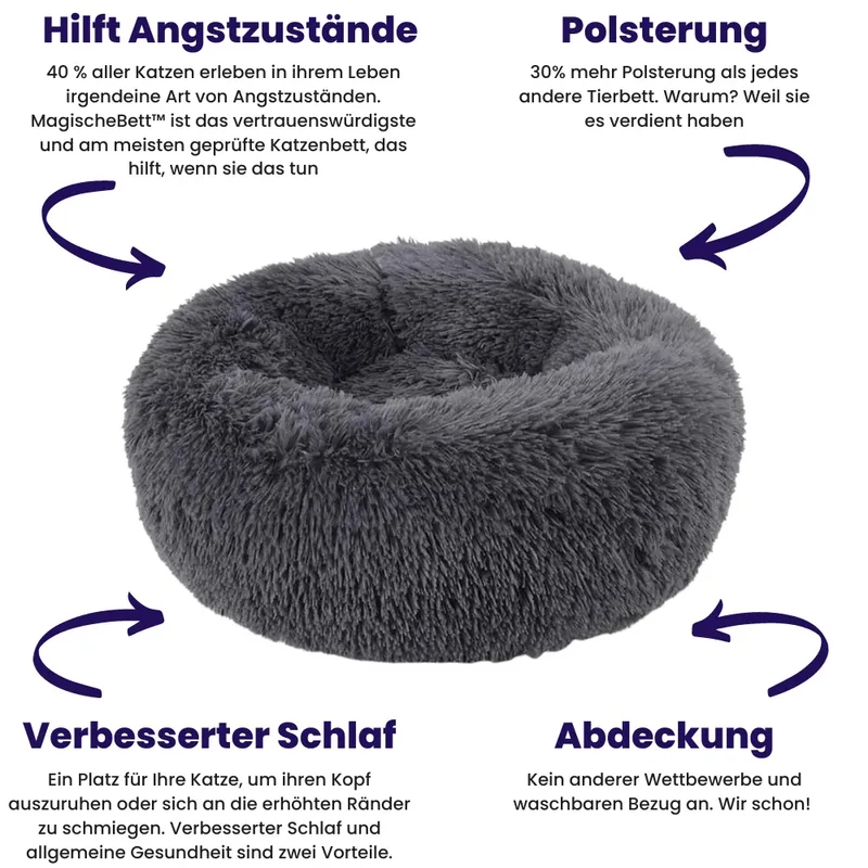 Betti™ | Kuscheliges Katzenbett