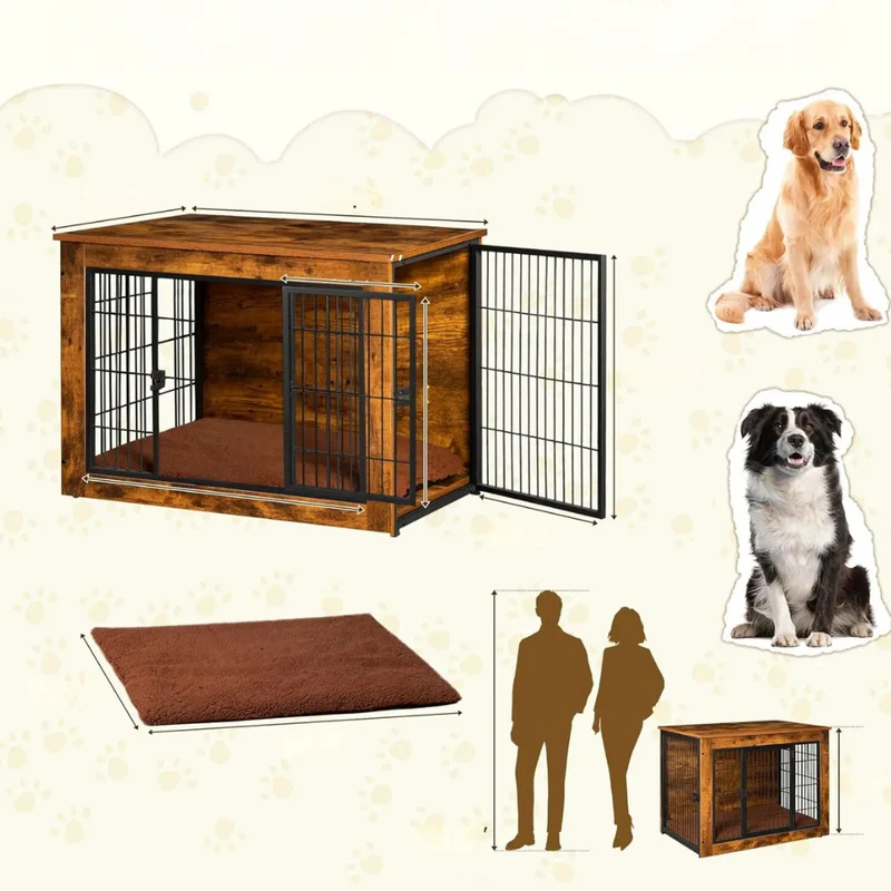 Hundemöbel dickes Kissen™ | Stilvoller, bequemer Hundekorb fürs Zuhause