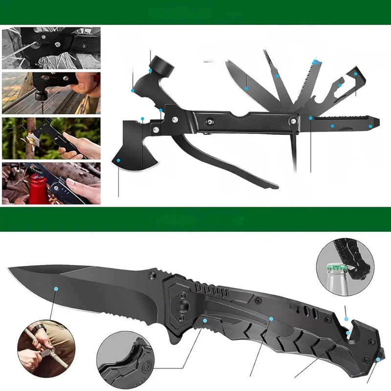 Camping-Überlebens-Erste-Hilfe-Set™ | Unverzichtbarer Outdoor-Begleiter für Sicherheit