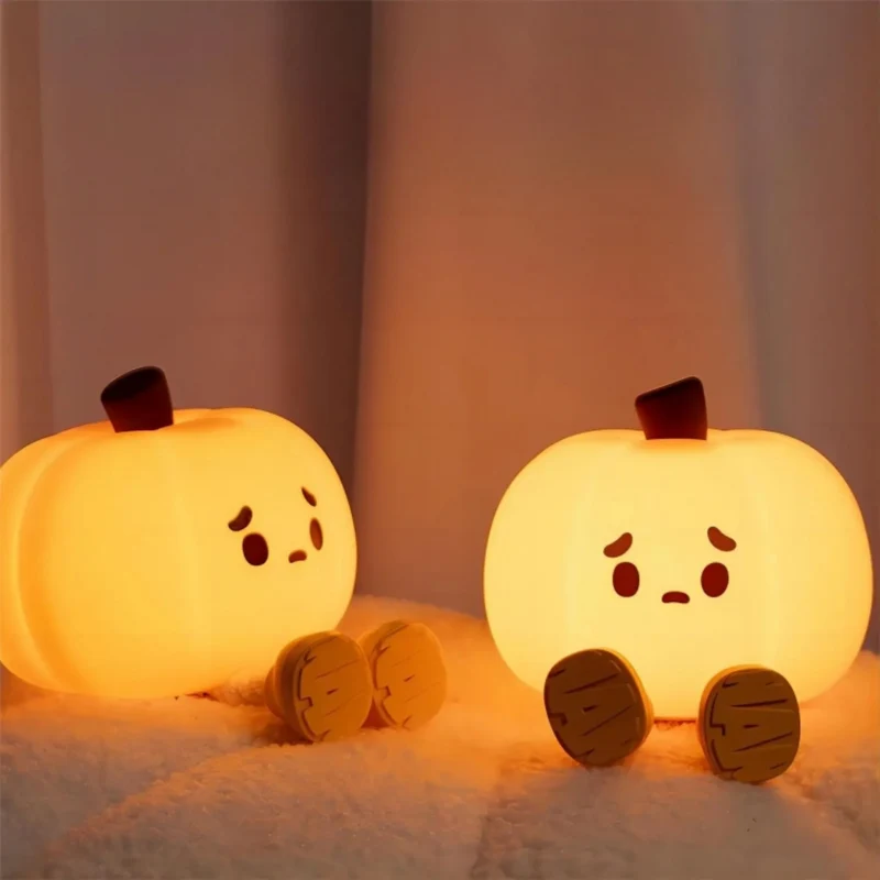 Halloween-Kürbis-Nachtlichter™ | Niedliche Kürbis-nachtlampe