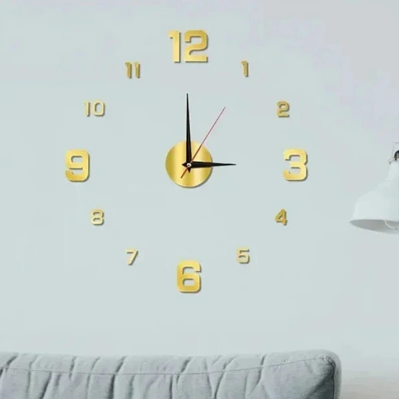 3D-Leuchtwanduhr ohne Rahmen™ | Elegante 3D-Luminous Wanduhr