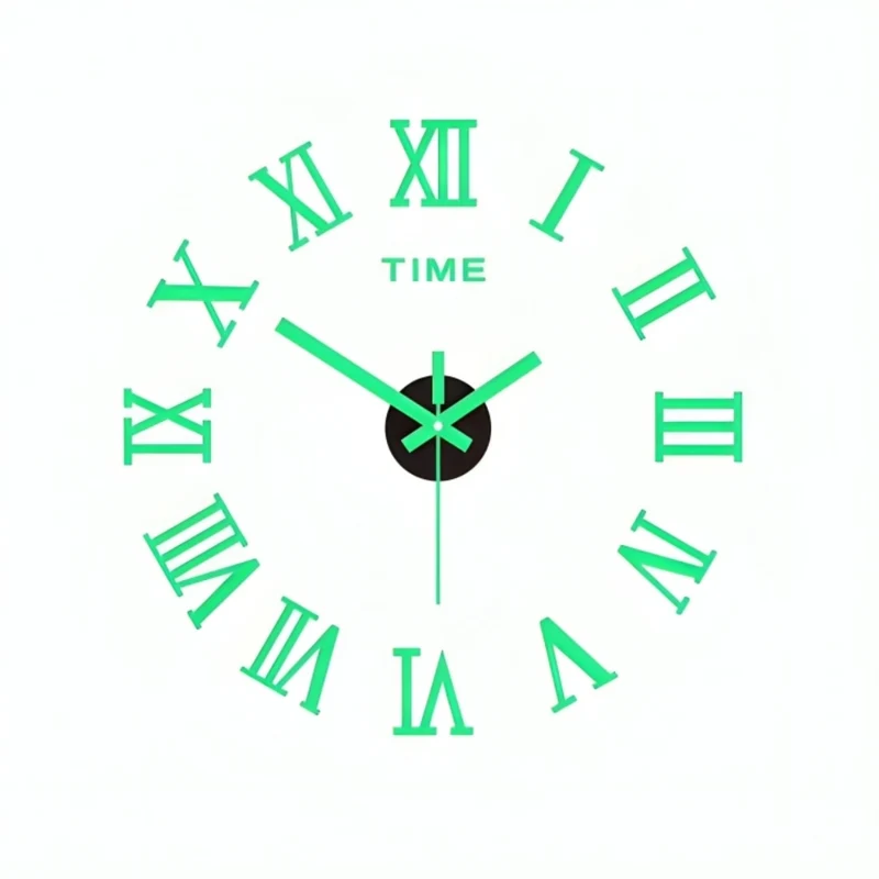 3D-Leuchtwanduhr ohne Rahmen™ | Elegante 3D-Luminous Wanduhr