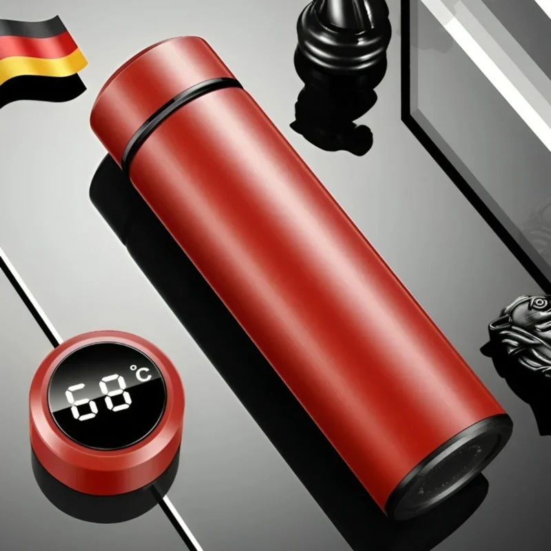 Thermosbecher mit Temperaturanzeige™ | Perfekte Isolierflasche für Abenteuer