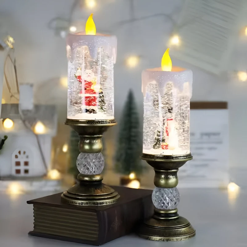 Weihnachts-LED-Kerzenlicht™ | Magische, flammenlose Weihnachtskerze