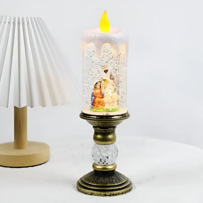 Weihnachts-LED-Kerzenlicht™ | Magische, flammenlose Weihnachtskerze