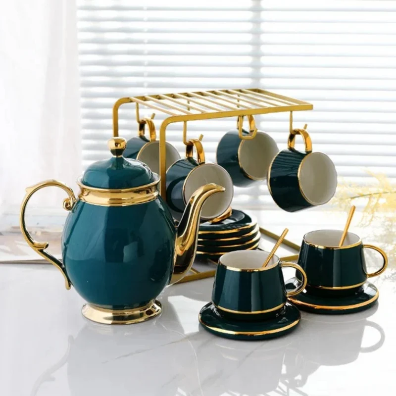 Nordisches Teeservice aus Keramik™ | Elegantes Keramik-Service für unvergessliche Momente