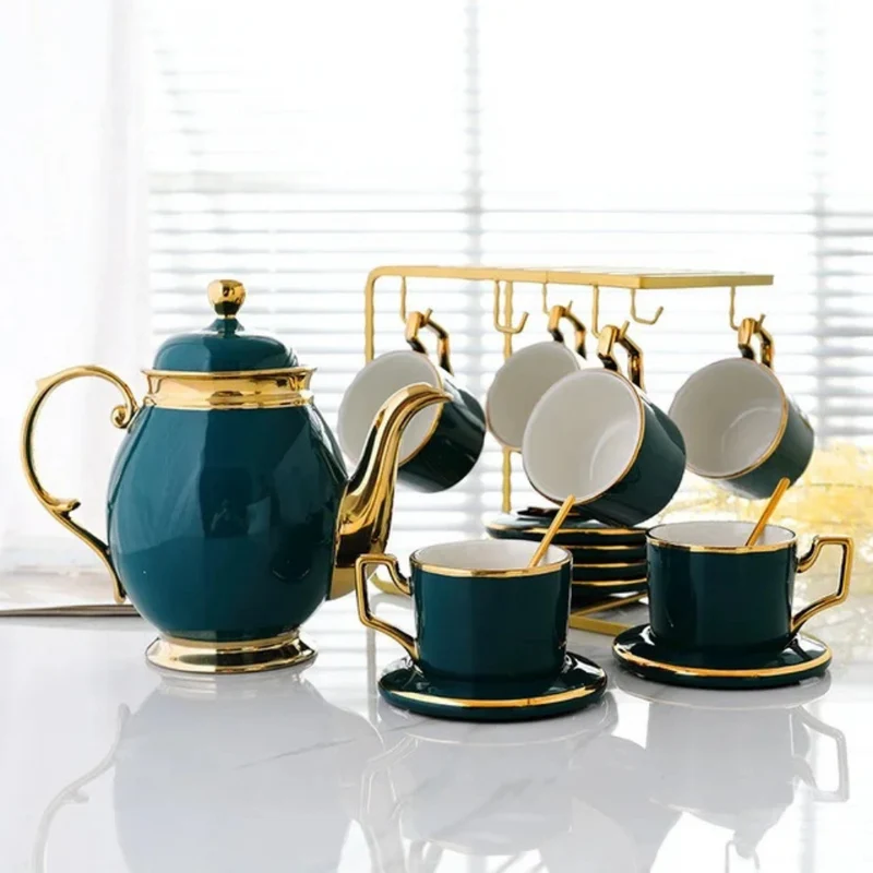 Nordisches Teeservice aus Keramik™ | Elegantes Keramik-Service für unvergessliche Momente