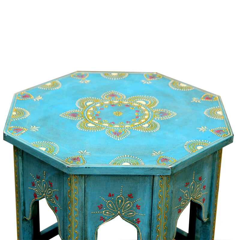 Orientalischer Beistelltisch Saada Blau L